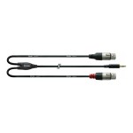Cordial CFY 2 Female XLR to 3.5mm Y Audio Cable - 3m