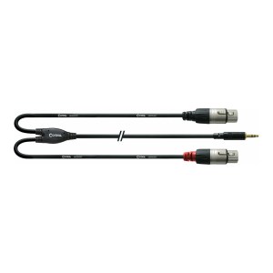 Cordial CFY 2 Female XLR to 3.5mm Y Audio Cable - 3m