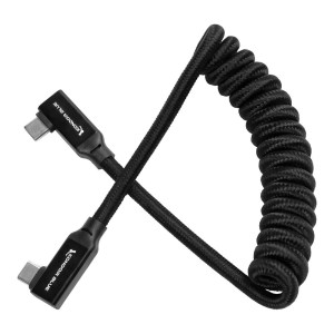 Kondor Blue USB-C Right-Angle Cable - 30 to 45cm